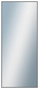 DANTIK - Zrkadlo v rámu, rozmer s rámom 60x140 cm z lišty Hliník šedá drásaná (7269223)