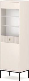 Vitrína Maggiore 53,9 cm kašmírová/čierna