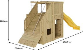 Marimex | Detské ihrisko Marimex Play Basic 016 + žltá šmykľavka | 11640674