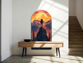 drevko |  Obraz na stenu Výstup na vrchol  70 x 36 cm