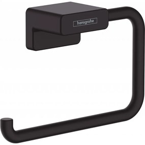 Hansgrohe Hansgrohe AddStoris - Držiak na toaletný papier bez krytky, čierna matná 41771670