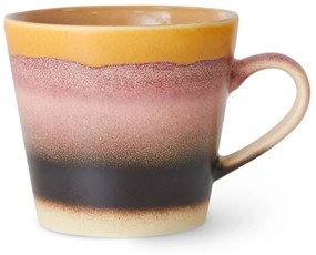 HK living Kameninový hrnček na cappuccino 70's Sunset 300 ml