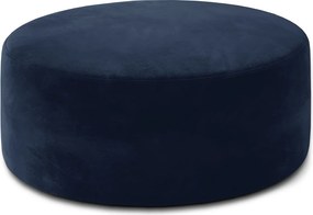 Okrúhla taburetka Binero - tmavomodrá