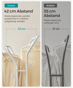 Vešiakový stojan na kolieskach HSR107W01