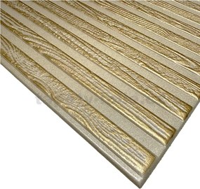 3D panel XPS, cena za kus, rozmer 100 cm x 50 cm, obklad zlato-béžový, IMPOL TRADE