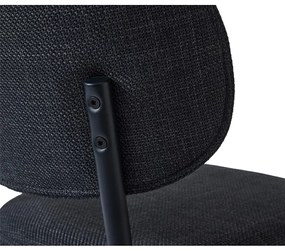 Tmavosivá jedálenská stolička Fowler – Unique Furniture