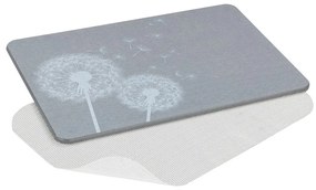 Sivá kúpeľňová predložka z kremeliny 39x60 cm Astera – Wenko