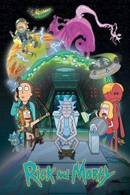 Plagát, Obraz - Rick and Morty - Toilet Adventure, (61 x 91.5 cm)