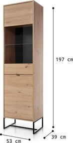 Vysoká vitrína Amber