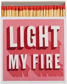 Dizajnová zápalková krabička Light My Fire