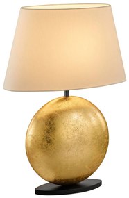 BANKAMP Mali stolná lampa krémová/zlatá výška 51cm