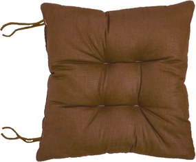 XPOSE® Sedák na stoličku REST - hnedý 40x40 cm