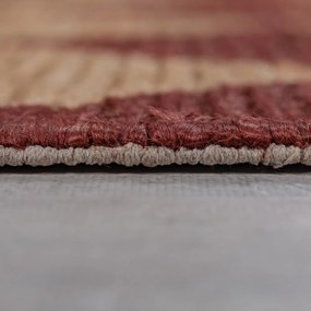 Ručne tkaný koberec s prímesou juty v terakotovej farbe 120x170 cm Effie Diamond – Flair Rugs