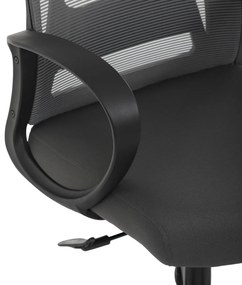 Autronic KA-S3015 GREY Kancelárska stolička, sivá