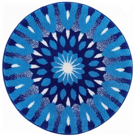 Jutex Mandala Pochopenie kruh 80cm 3246 modrá, Rozmery 0.80 x 0.80