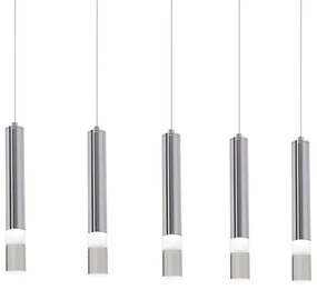 LED Luster na lanku ICE 5xLED/5W/230V