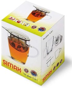 Simax Hrnček Lyra so sitkom na čaj 350 ml