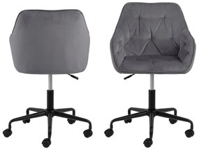 Kancelárska stolička Alarik tmavosivá