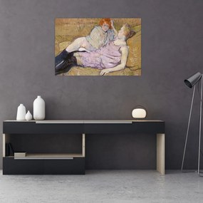 Obraz - Henri de Toulouse-Lautrec, The Sofa, reprodukcia (90x60 cm)