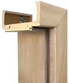 Regulovaná zárubňa 70L 100-139 dub sonoma