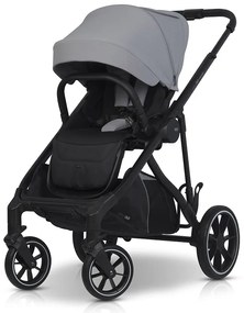 Súrodenecký kočík EasyGo Duoflex Cloudy Gray 2 športové časti