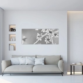 Obraz - Zamrznutá rastlina (120x50 cm)