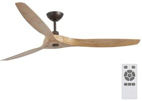 FARO 33519 - Stropný ventilátor MOREA hnedá pr. 152 cm + diaľkové ovládanie