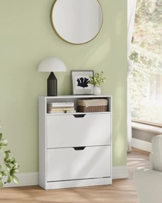 Botník Vasagle Cast 80 cm bílý