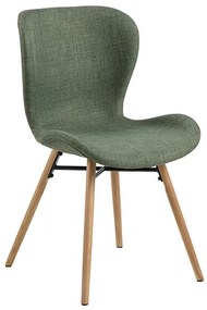 Batilda jedálenská stolička zelená / dub