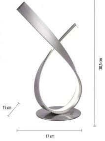 Paul Neuhaus 4720-55 - LED Stolná lampa LINDA LED/11,4W/230V matný chróm