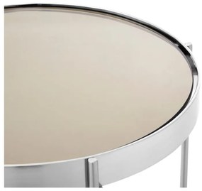 Okrúhly odkladací stolík so sklenenou doskou ø 33 cm Allure – Premier Housewares