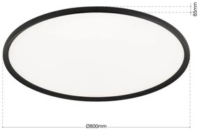 Orion - LED stropné svietidlo KANT LED/66W/230V 2700/3200/4000K priemer 80 cm čierne