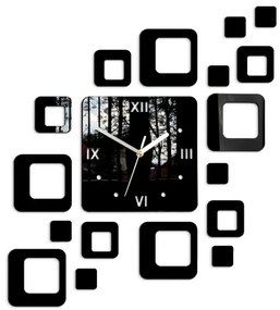 Sammer Luxusné hodiny RÍM - obrazový štýl RomanBlack