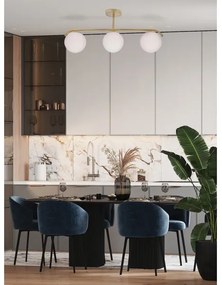 Luster na tyči AMADEO 3xE14/40W/230V mosadz