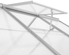Záhradný skleník, hliníkový
