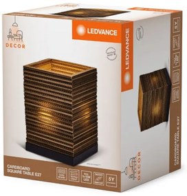 Ledvance - Stolná lampa DECOR CARDBOARD 1xE27/15W/230V 20x20 cm