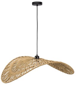 Toolight Toolight, závesné stropné svietidlo 80cm, 1xE27, APP1740-1C, čierna-hnedá, OSW-06063