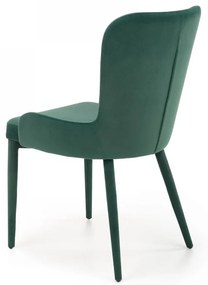 Jedálenská stolička Nol tmavo zelená