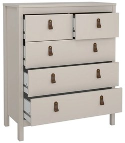 Sivobéžová komoda 82x99x38 cm Madrid – Tvilum