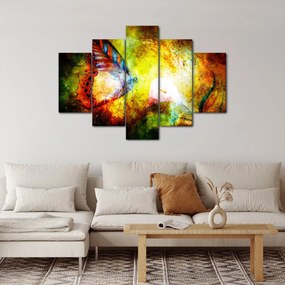 Obraz - Kozmický motýľ (150x105 cm)