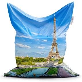 Sedací vak Classic Eiffel Tower 5 - detský, modrá