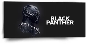 Sablio Obraz BLACK PANTHER z profilu Čierny - 110x50 cm