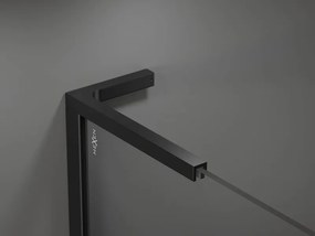 Mexen Velar L Duo posuvná sprchová kabína 100 x 90 cm, transparentná, čierna - 871-100-090-02-03-70
