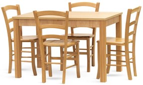 Stima Stôl CASA MIA dub Odtieň: Dub Hickory, Rozmer: 140 x 80 cm + 40 cm