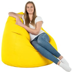 Sedací vak SAKO slnečný ekokoža