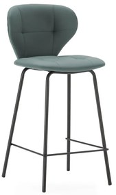 Zelené barové stoličky v súprave 2 ks (výška sedadla 67 cm) Maura – Marckeric