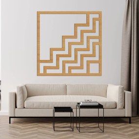 SENTOP | Geometrická drevená dekorácia na stenu | Moderný dizajn | SENTOP HDF0397-A