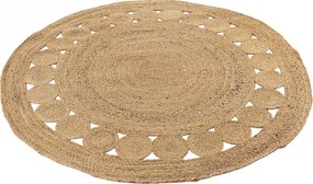 TA Koberec 1464 HNEDÁ OKRÚHLA JUTA Rozmer: 80x80 cm