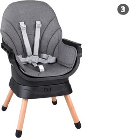 JOKOMISIADA Multifunkčné otočné detské kresielko na kŕmenie 6 v 1 ZA5659