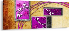 Obraz abstrakcie (120x50 cm)
